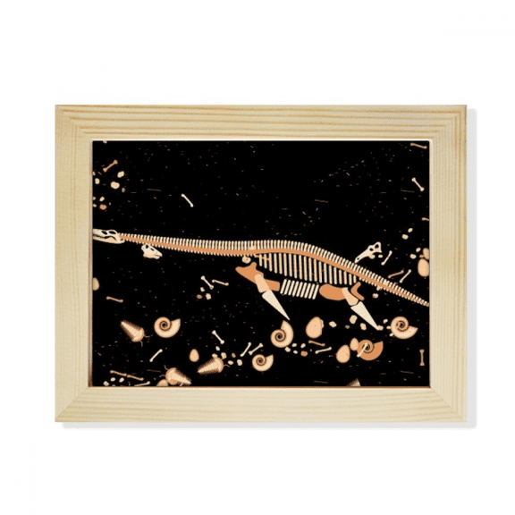 bs black miniature dinosaur desktop photo frame picture art decoration painting 6x8 inch