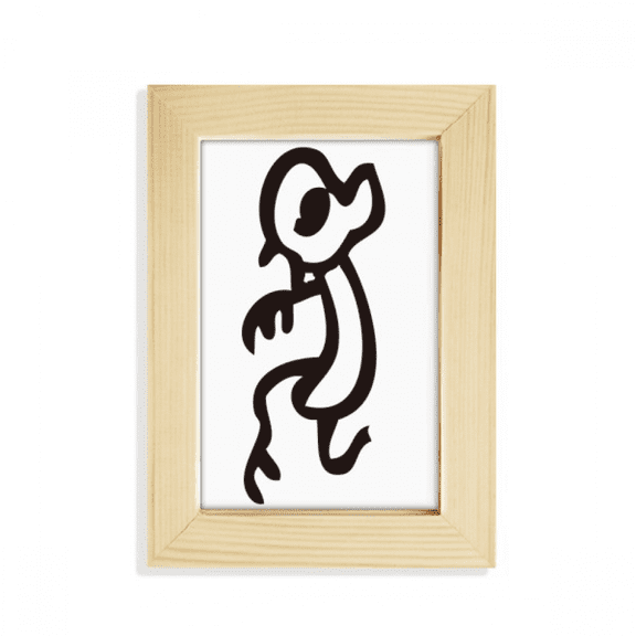 bs inscriptions chinese zodiac monkey desktop display photo frame picture art painting 5x7 inch
