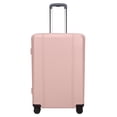 thumbnail image 1 of btL 24-inch Checked Expandable Hardside Upright Luggage With 360-Spinner Wheels and Divider Pockets, Rose Smoke, 1 of 21