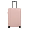thumbnail image 1 of btL 24-inch Checked Expandable Hardside Upright Luggage With 360-Spinner Wheels and Divider Pockets, Rose Smoke, 1 of 21