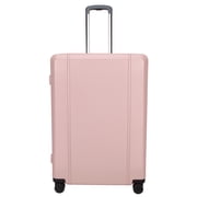 btL 28-inch Checked Expandable Hardside Upright Luggage With 360-Spinner Wheels and Divider Pockets, Rose Smoke