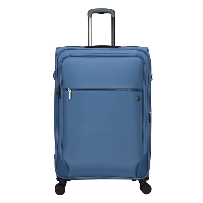 btL 28-inch Checked Expandable Nylon Softside Upright Luggage With