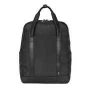 btL 16-inch Nylon Convertible Travel Backpack Tote with 15-inch Laptop Sleeve, Black