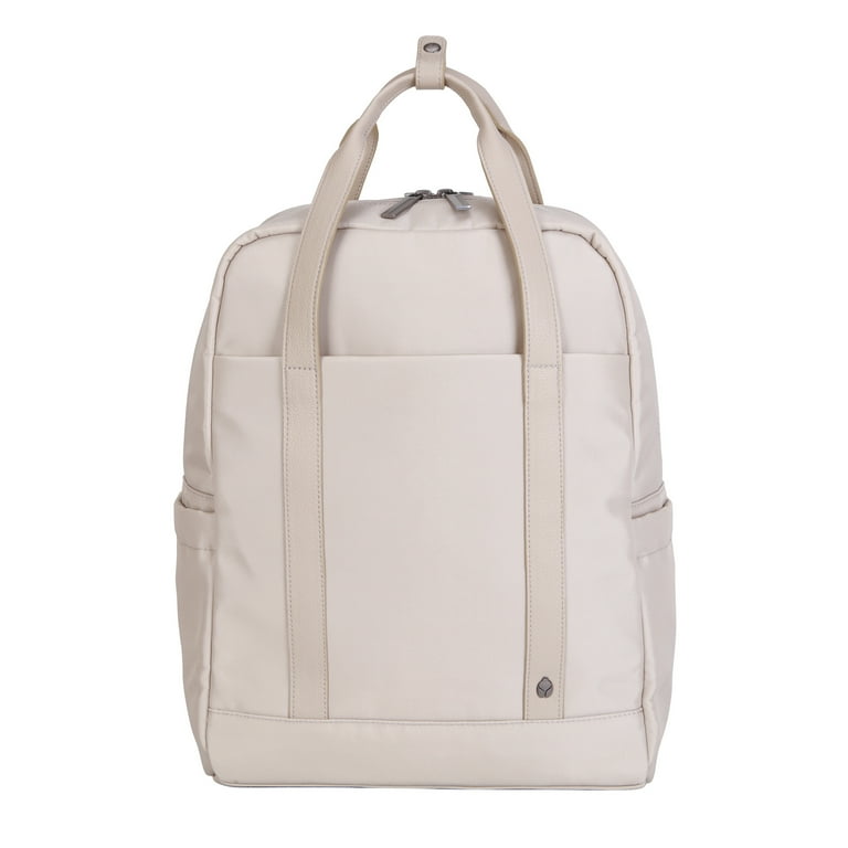 Btl 16-inch Recycled Nylon Convertible Backpack Tote with 15 inch Laptop Sleeve, Taupe, Adult Unisex, Beige Btl 16-inch Recycled Nylon Convertible Backpack Tote with 15 inch Laptop Sleeve, Taupe, Adult Unisex, Beige