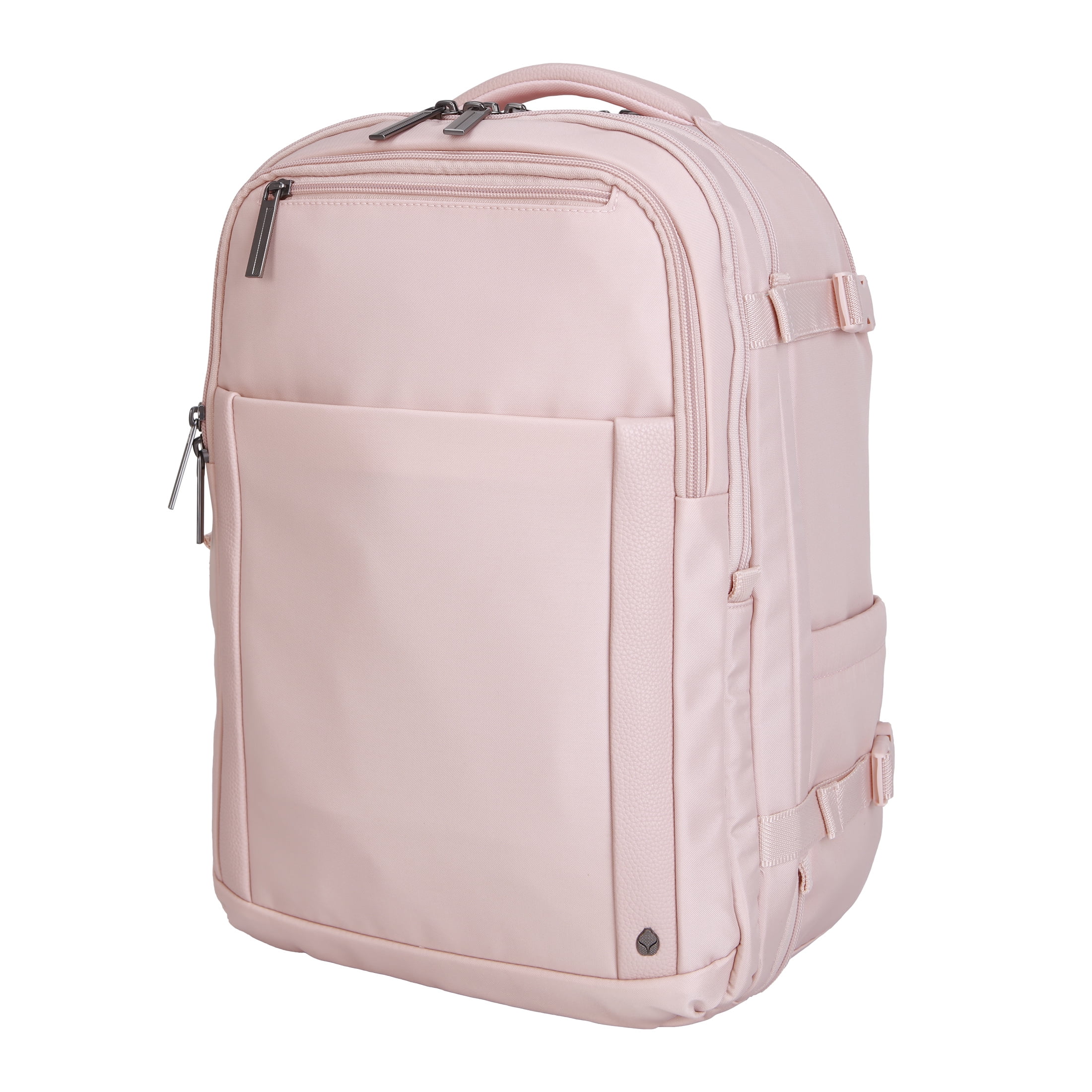 Btl 18-inch Recycled Nylon Travel Backpack with 15 inch Laptop Sleeve, Rose Smoke, Adult Unisex, Pink Btl 18-inch Recycled Nylon Travel Backpack with 15 inch Laptop Sleeve, Rose Smoke, Adult Unisex, Pink