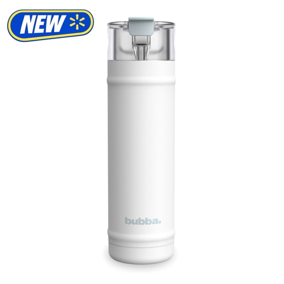 Bubba Water Bottle, 24 Oz, Stainless Steel, Vacuum Insulated Leakproof, DualSip 2-Way Lid, Fresh Kicks