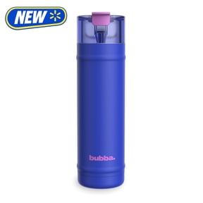 bubba Water Bottle, 24 Oz, Stainless Steel, Vacuum Insulated Leakproof, DualSip 2-Way Lid, Ocean Energy