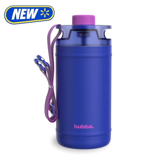 bubba Water Jug, 64 Oz, Stainless Steel, Vacuum Insulated Leakproof With Carrying Strap, DualSip 2-Way Lid, Ocean Energy