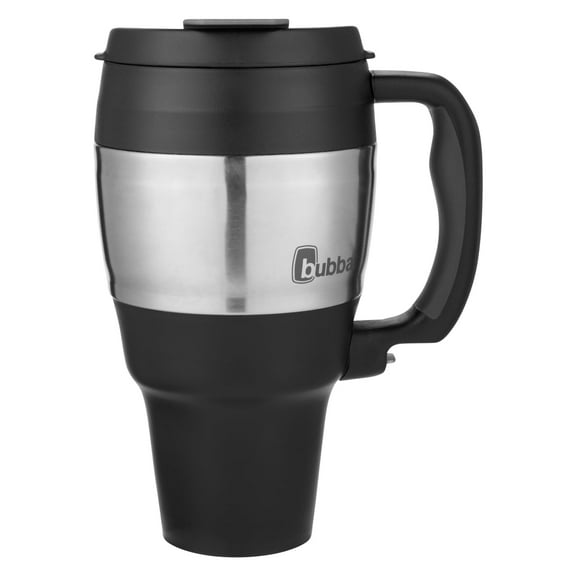 bubba Classic Stainless Steel Mug with Handle Black, 34 fl oz.
