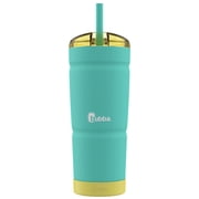 bubba Envy S Insulated Stainless-Steel Tumbler with Straw and Bumper, in Teal 24 Oz., Rubberized