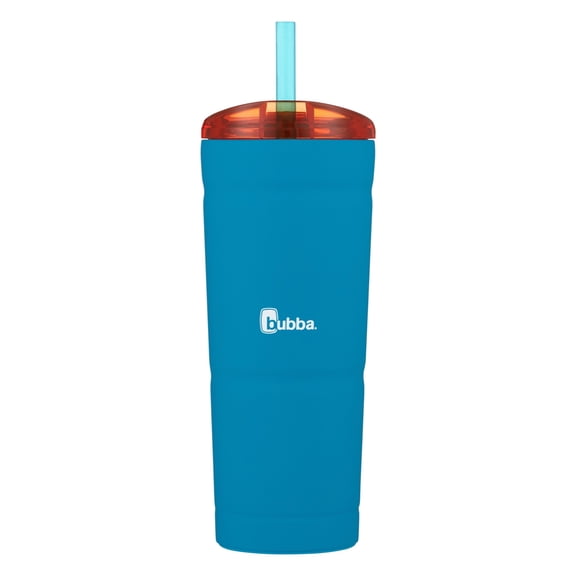 bubba Envy S Stainless Steel Tumbler with Straw Matte Blue, 24 fl oz.