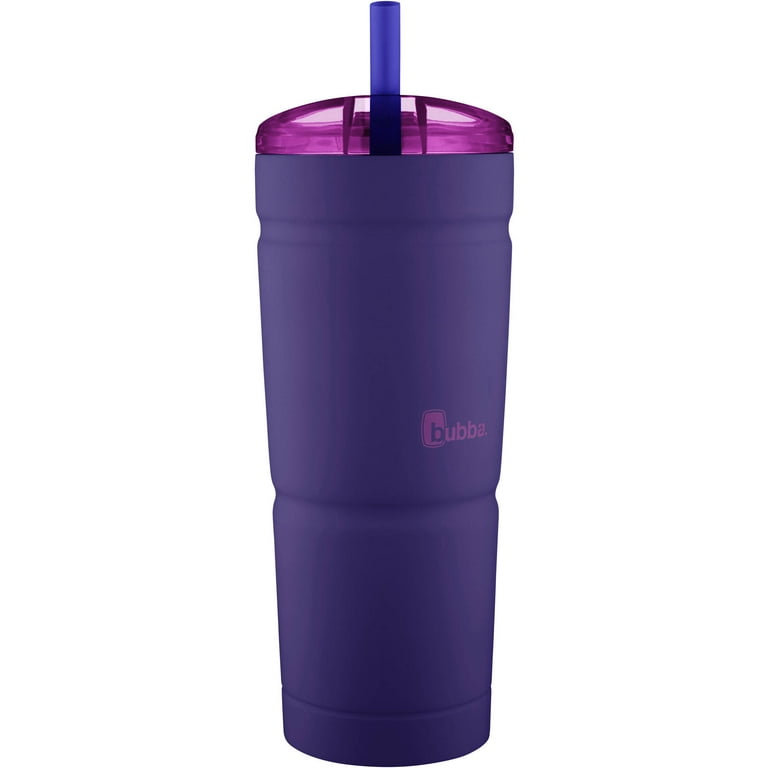 bubba Envy S Stainless Steel Tumbler with Straw Matte Purple, 24