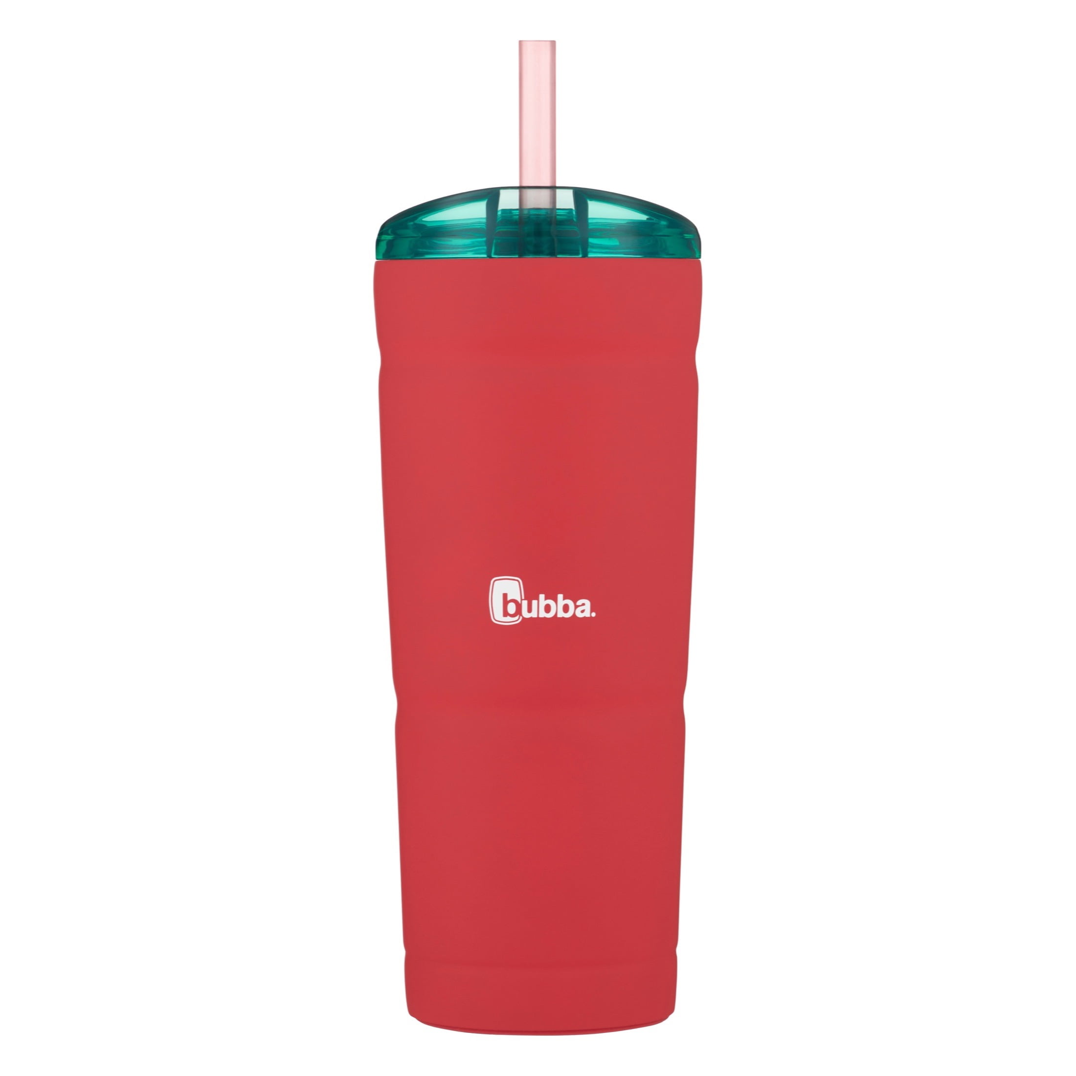 Bubba Insulated 48 oz. Tumbler w/ Handle Red & Blue Abstract Lid and Straw  as is