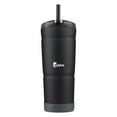 thumbnail image 1 of bubba Envy S Stainless Steel Tumbler with Straw and Bumper Rubberized in Black, 24 fl oz., 1 of 5