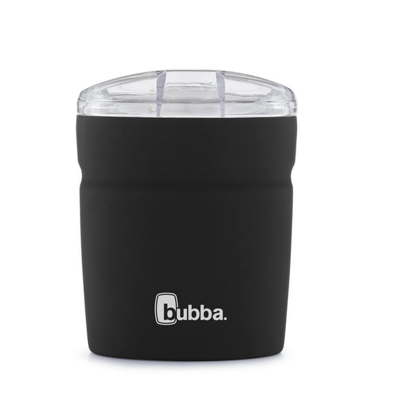 bubba Envy Stainless Steel Shatterproof Rocks Tumbler with Lid Black, 12 fl oz.