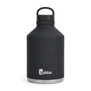 bubba Growler Stainless Steel Water Bottle with Wide Mouth Rubberized in Black, 84 fl. oz.