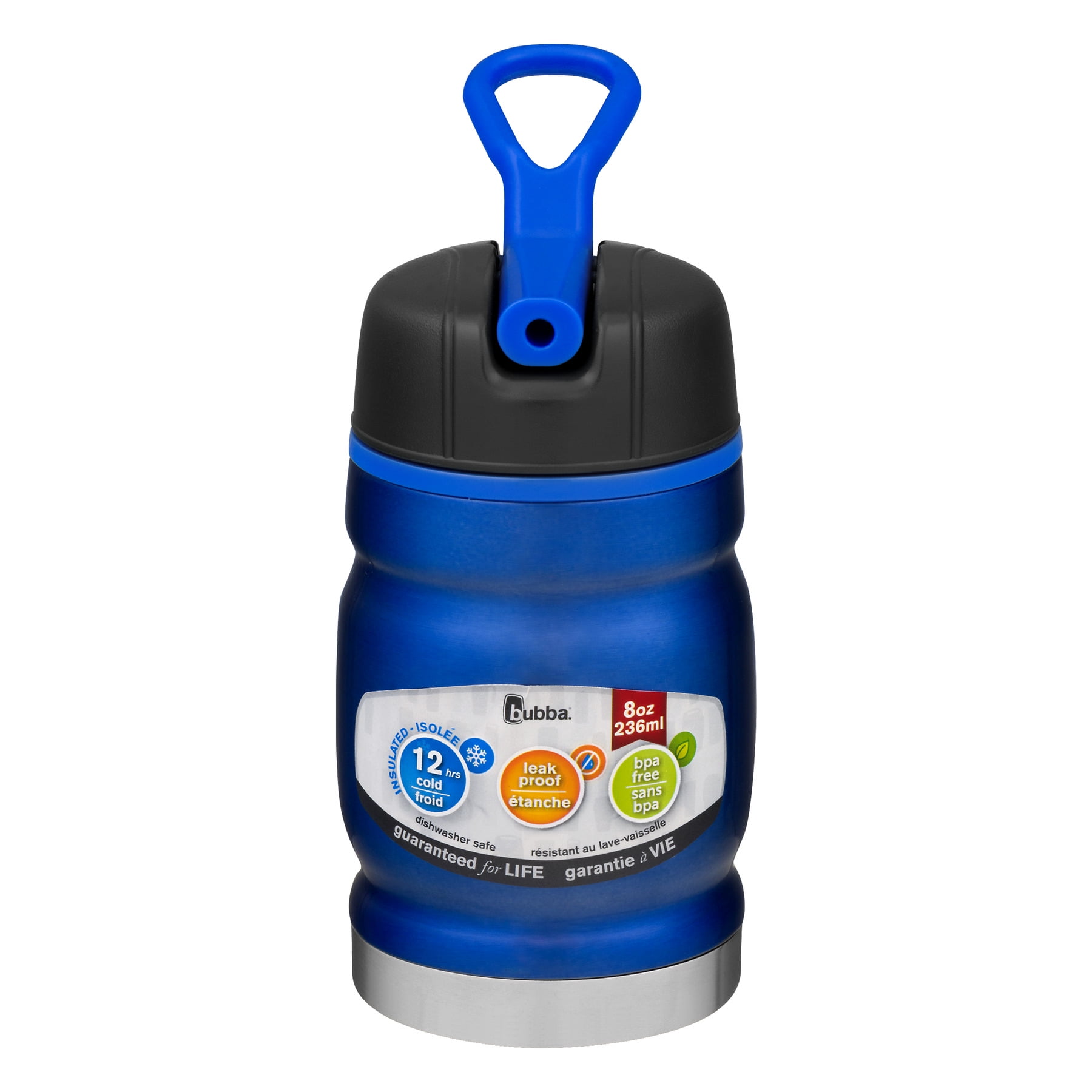BJPKPK 17oz Stainless Steel Water Bottles Dishwasher Safe Sports Insulated  Kids Water Bottle-Blue