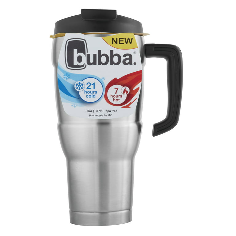 bubba Stainless Steel Travel Mug with Handle Black, 34 fl oz. 