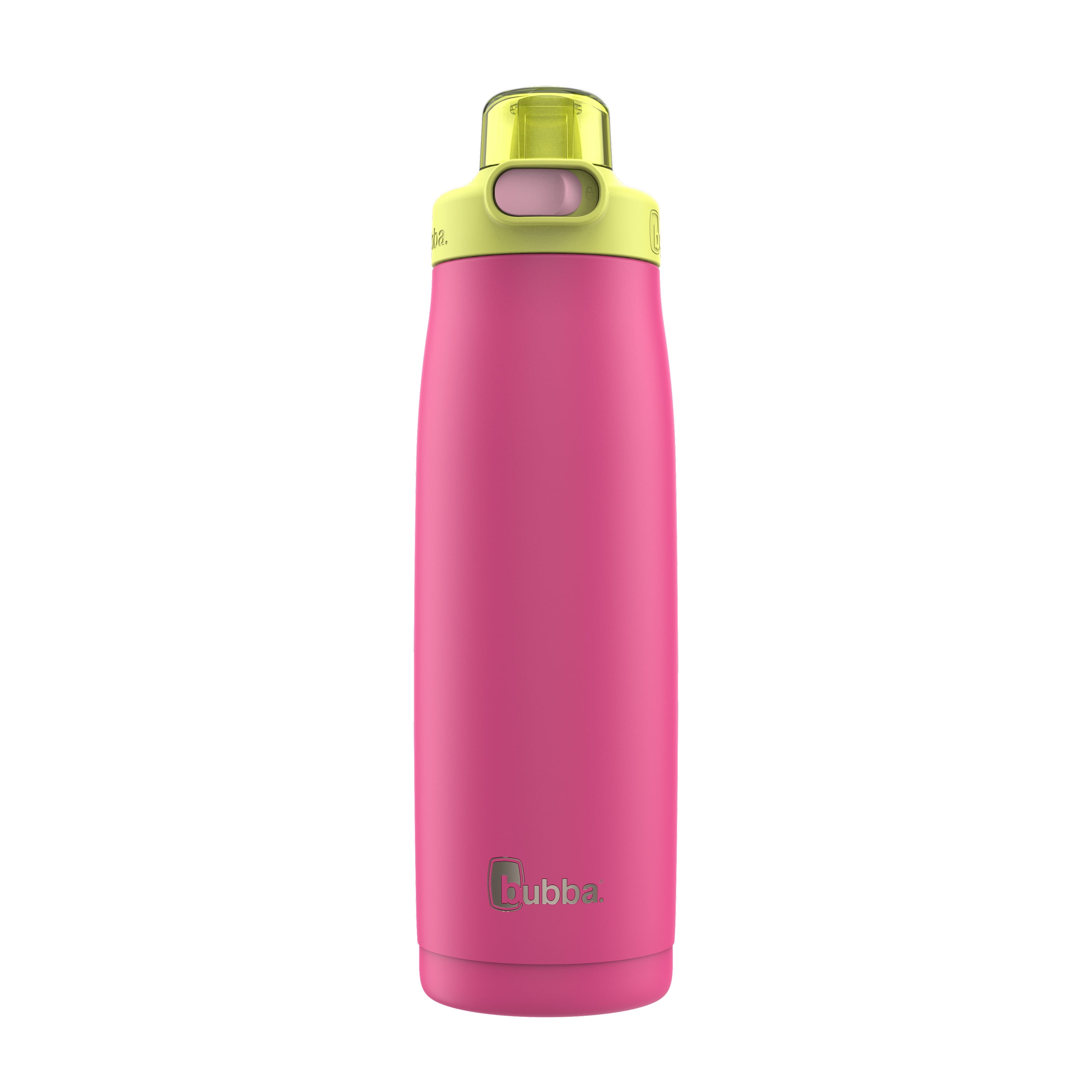 bubba Radiant StainlessSteel Water Bottle with PopUp Straw, 24oz