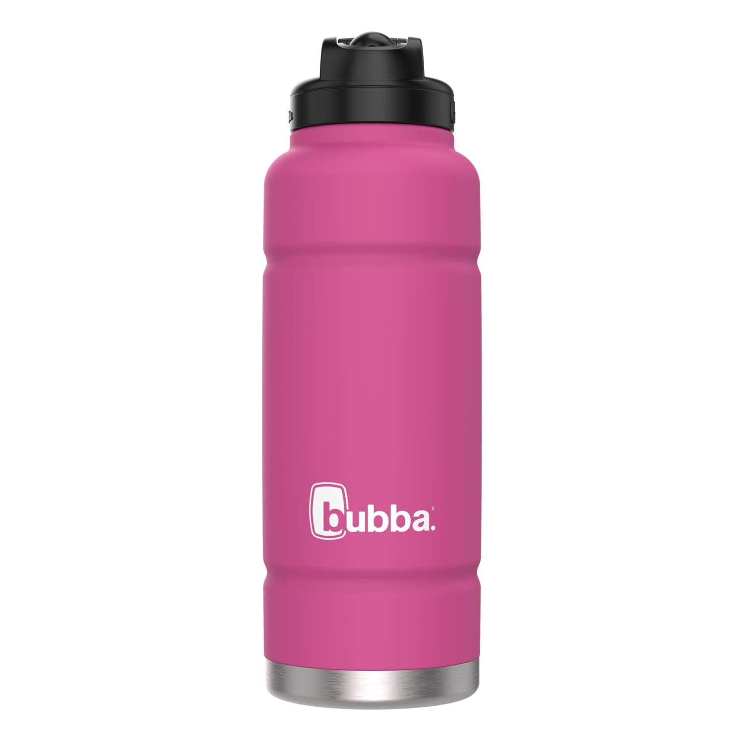 bubba Trailblazer Insulated Stainless Steel Water Bottle with Straw Lid, 40 Oz., Rubberized
