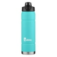 thumbnail image 1 of bubba Stainless Steel Trailblazer Water Bottle with Straw, Rubberized Island Teal, 24oz., 1 of 4