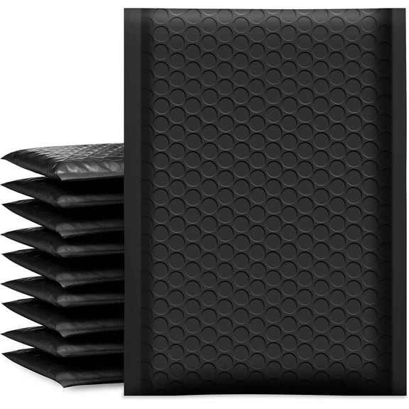 bubble mailers 4x8 100pack waterproof envelopes 4x6 bubble mailers Shipping Envelopes Bags black padded envelopes for Small Business, Envelope Mailers（100 4x8)