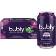 thumbnail image 1 of bubly Sparkling Water, The Super Mario Galaxy Movie Blackberry, Zero Sugar & Zero Calories, 12 fl oz Cans (8 pack)​, 1 of 6