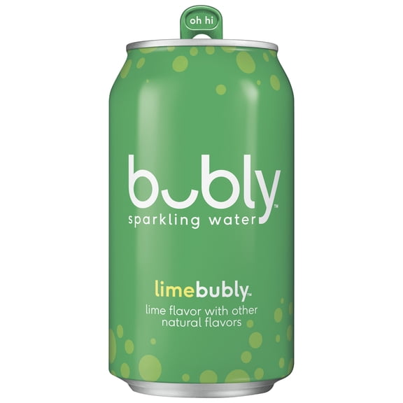 bubly Lime Sparkling Water, 12 fl oz, Can