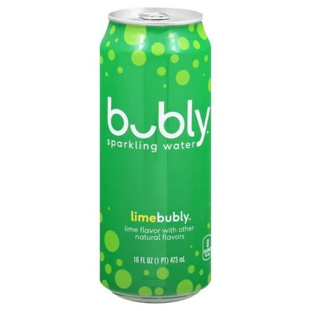 bubly Lime Sparkling Water, 16 fl oz, Can