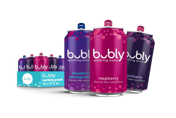 bubly Sparkling Water, Triple Berry Variety Pack, Zero Sugar & Zero Calories, Seltzer Water, 12 Fl Oz Cans (Pack of 18)