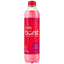 bubly burst Sparkling Water Beverage, Cherry Lemonade, 16.9 fl oz Bottle