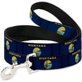 thumbnail image 1 of buckle-down "montana flags" dog leash, 1 of 1