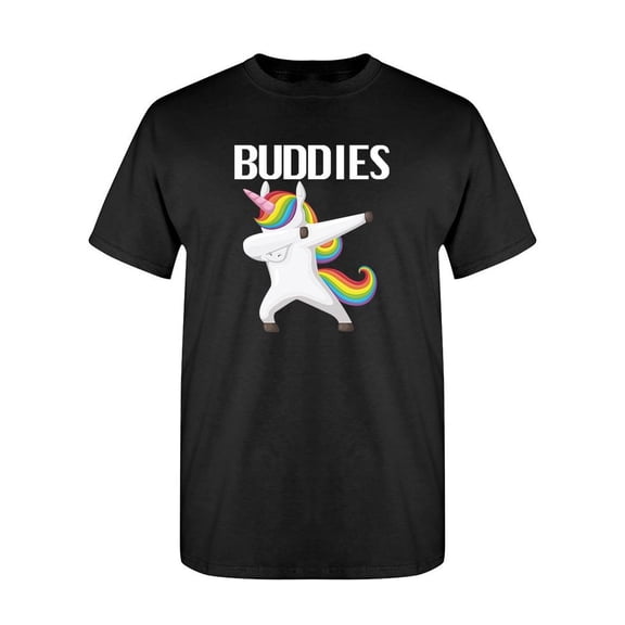 "buddies" Unicorn Dab Men T-Shirt, Male x-Large