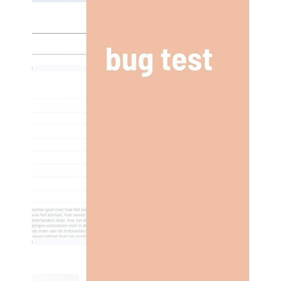 bug test (Paperback)