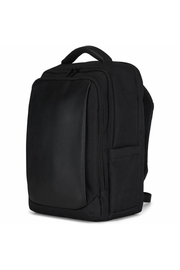 Carrying Case (Backpack) for 15.6" Notebook - Black - Damage Resistant - Polyester Body - Shoulder Strap, Handle - 16.8" Height x 11.8" Width x 7.3" Depth - 1 Each