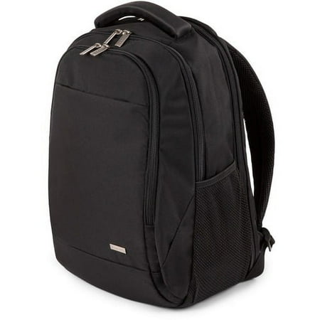 bugatti Carrying Case (Backpack) for 15.6" Notebook - Black - Damage Resistant - Polyester Body - Shoulder Strap, Handle - 16.8" Height x 11.8" Width x 7.3" Depth - 1 Each | Bundle of 10 Each