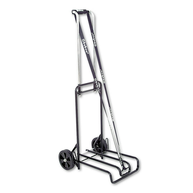 bugatti Luggage Cart 250lb Capacity 12 1 4 x 13 Surface Black Chrome