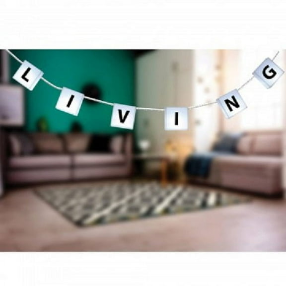 bulk buys led alphabet letter lights garland - pack of 4