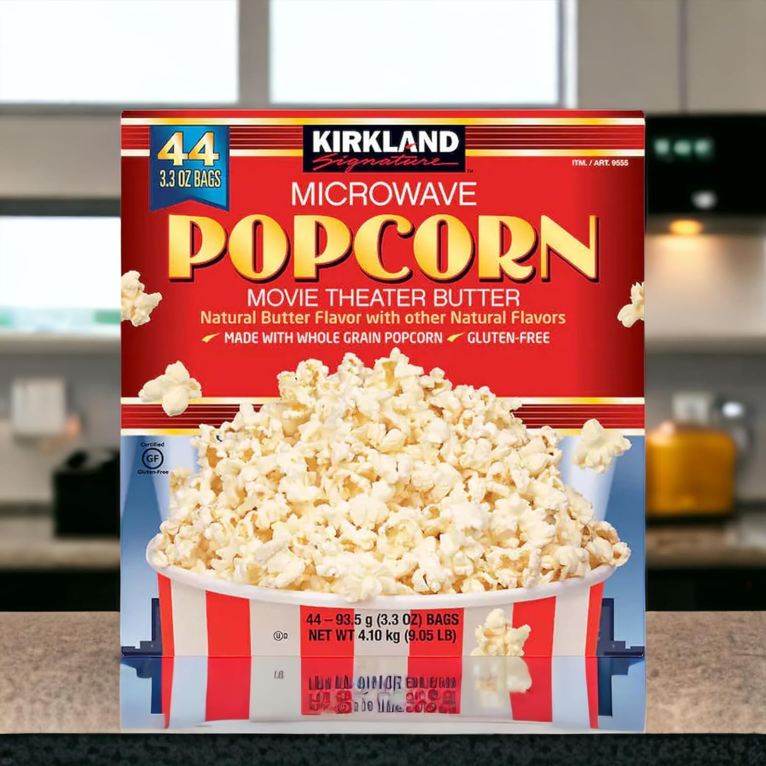 bulk microwave popcorn, butter flavor, 3.3 oz (44count)