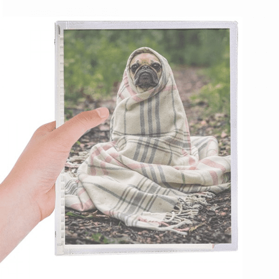 bulldog pet photography picture notebook loose diary refillable journal statiry