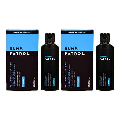 Bump Patrol Original Formula After Shave Bump Treatment Serum - Razor Bumps, Ingrown Hair Solution for Men and Women - 2 Ounces 2 Pack