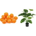 thumbnail image 1 of A bundle of 16 Pcs Artificial Oranges, Decorative Fake Oranges for Decoration Lifelike and 28" Fake Plants Large Artificial Floor Faux Plants Indoor Tall, 1 of 3