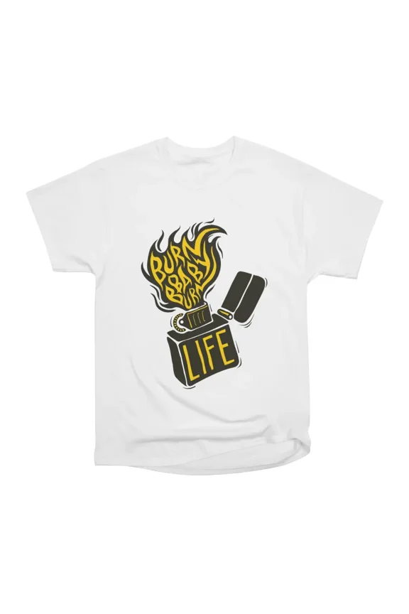 burn baby burn T-Shirt Tee Gift For Him Merch For Her Apparel For Friend