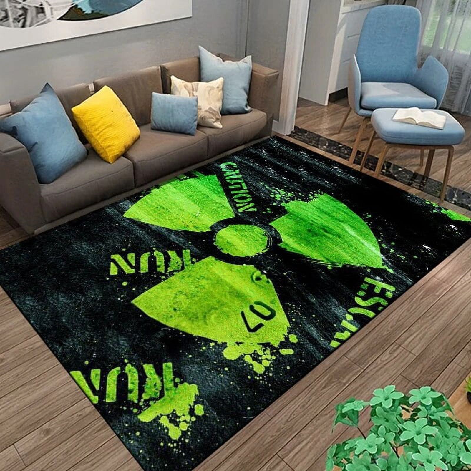 burning radiation hazard Pattern Rugs for Bedroom Floor Carpets Living ...