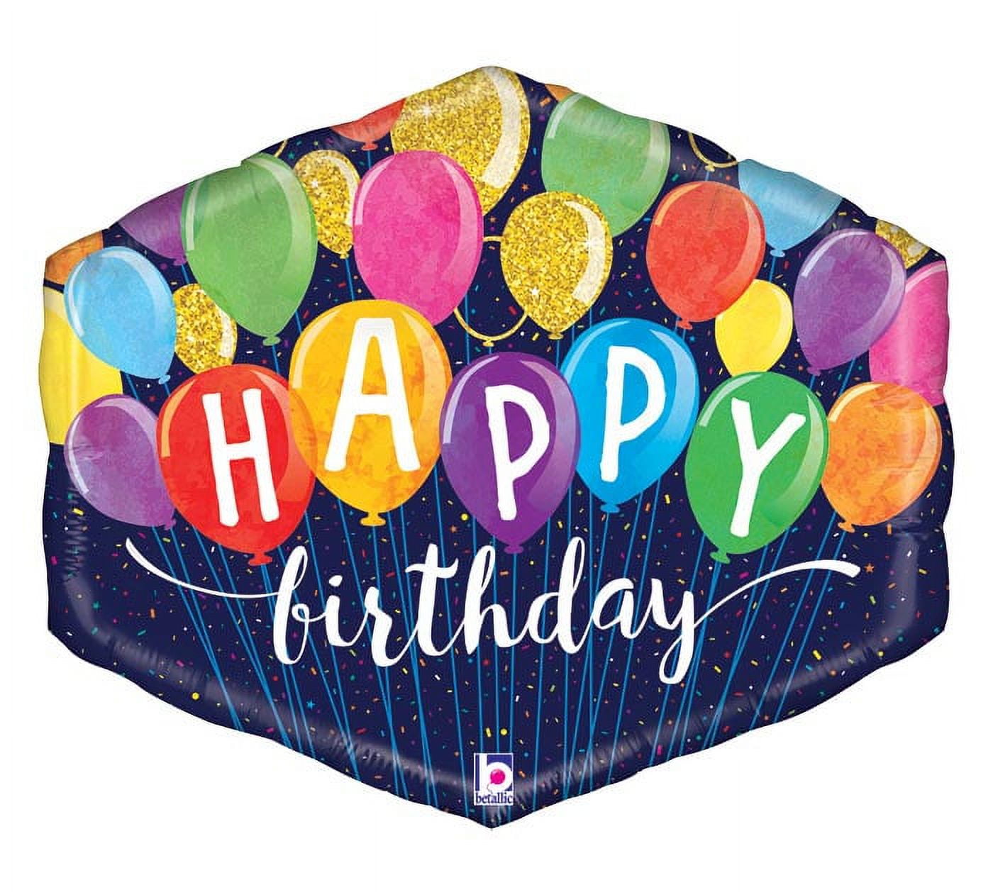 burton+BURTON 30" PKG HAPPY BIRTHDAY FESTIVE BALLOON - Walmart.com