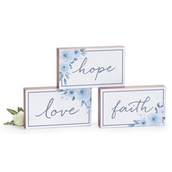 burton+BURTON Faith Hope Love Shelf Sitter Assortment