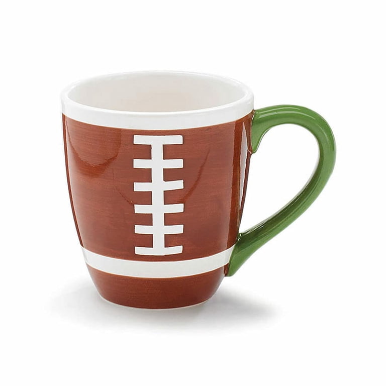 Burton & Burton Ceramic Coffee Mug Football 14 Ounces