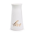 thumbnail image 1 of burton+BURTON Gold Love Script Tapered Vase, 1 of 1