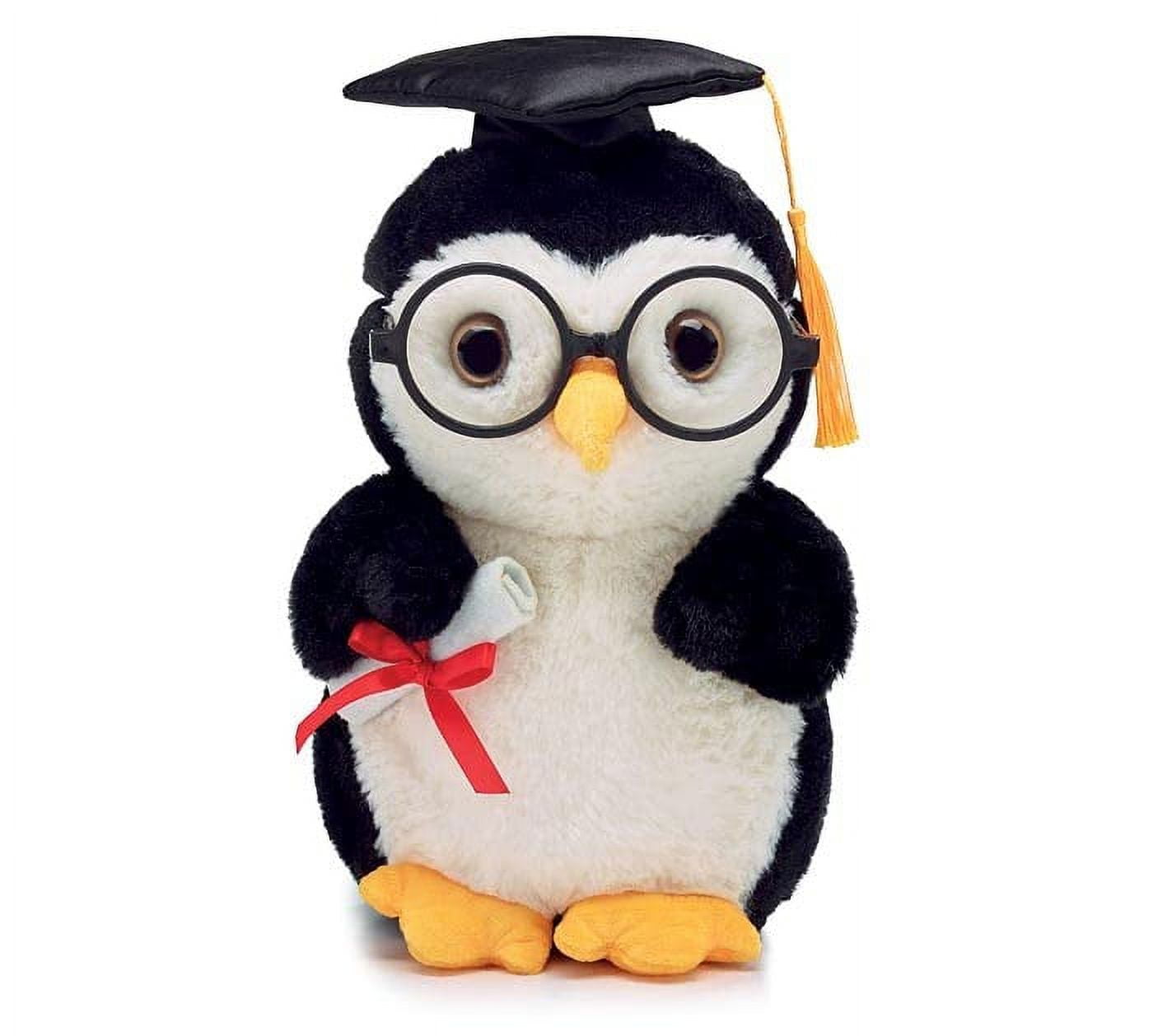 burton + BURTON Graduation Owl with Round Eye Glasses Plush Figure