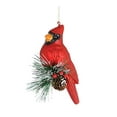 thumbnail image 1 of burton+BURTON Red Cardinal Sitting On Branch Ornament, 1 of 1